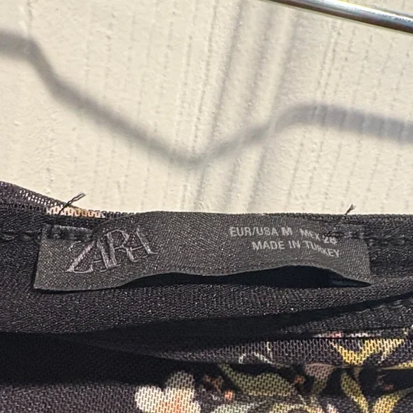 Zara Black Floral Maxi Skirt - Picture 2 of 5